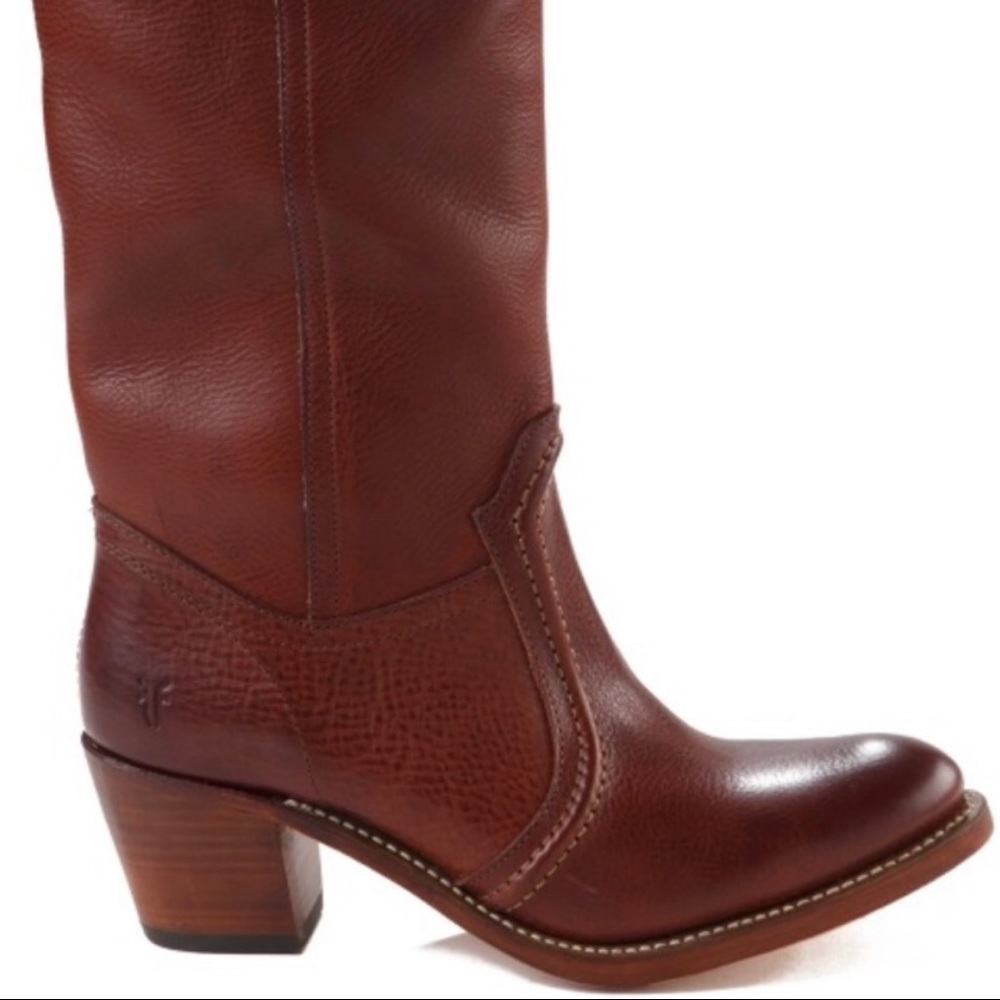 Frye Jane Stitch Knee Boots 5.5